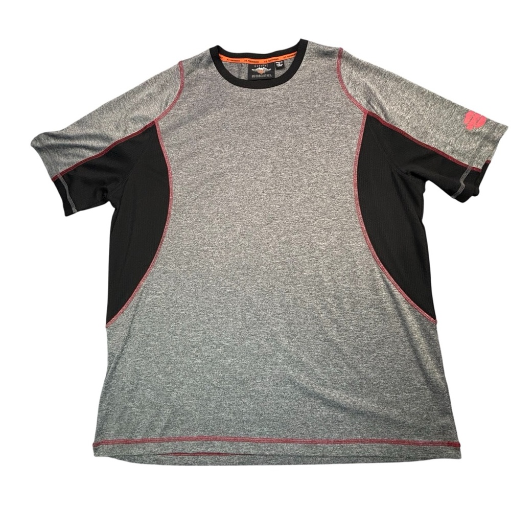 Harley Davidson Motorcycles Graphic T Shirt Grey Pink Logo Mens XL Motorclothes